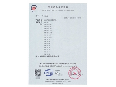 軸流式（shì）消防排煙風機HTF-I-11