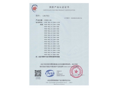 排煙（yān）防火閥3C證書  2500x1250-27